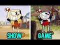 The Cuphead Show Vs. Cuphead Video Game - Direct Comparison