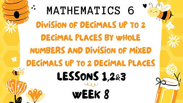 Mathematics 6 - Week 8 - Quarter 1 | MELC-based