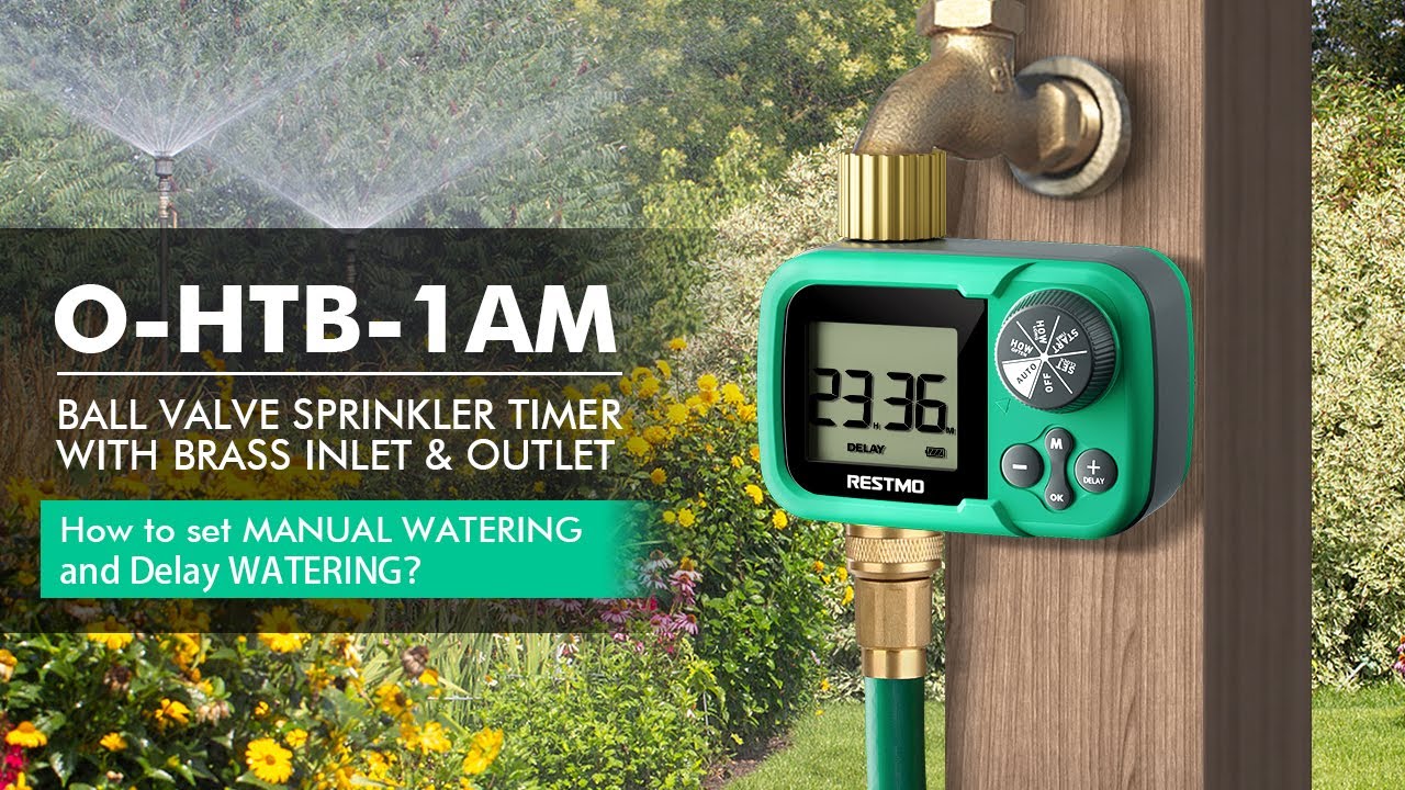 Restmo water timer o htb 1am how to set manual watering and dealy