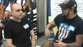 Famous Mike Deodato with Pixelated Dimensions at Philly Comic Con Wealth