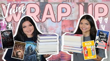 EVERY BOOK WE READ IN JUNE | JUNE BOOK WRAP UP 2022 | MONTHLY WRAP UP