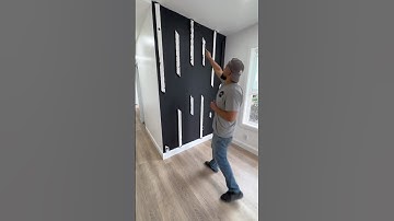 DIY custom accent wall #diy #process #woodworking #reels