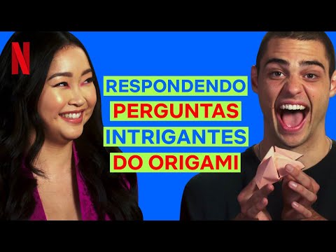 Origamei com Lana Condor e Noah Centineo | Netflix Brasil