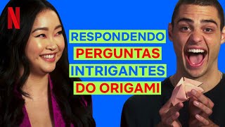 Origamei com Lana Condor e Noah Centineo | Netflix Brasil