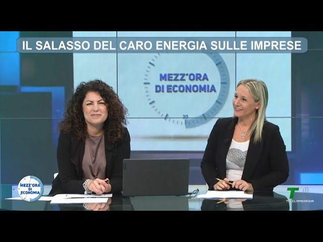 MEZZ'ORA DI ECONOMIA: il salasso del caro energia sulle imprese