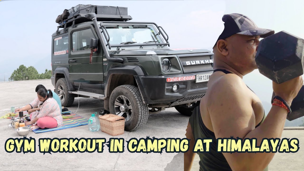 Shimla Camping में Gym और Healthy Breakfast Campervan Force Gurkha 4x4 