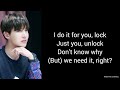 Jhope lock/unlock (feat.benny blanco,Nile Rodgers) lyrics #jhopesong