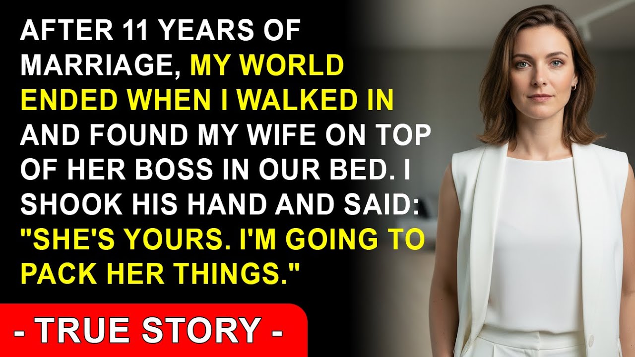 I Caught My Wife Cheating With Her Boss in Our Bed — So I Handed Her Over Without a Word