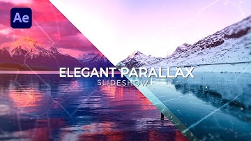 Elegant Parallax Slideshow In After Effects | After Effects Tutorial