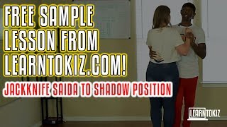 Free Urban Kiz Sample Lesson from Learntokiz.com! | Jack Knife Saida Into a Shadow Position Entry