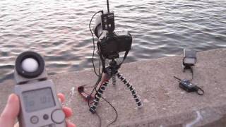 Sekonic L358 & Pocket Wizard Plus II remote triggering real world range test
