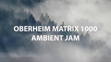 Oberheim Matrix 1000 and Soundtoys SpaceBlender Jam 2 Forests