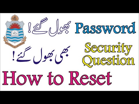 How to Reset Password Pu admission form how to Reset Account pu admission form