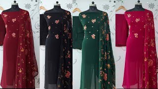 NEW GEORGETTE CHURIDAR MATERIAL COLLECTION ARRIVED
