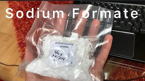 Preparation of sodium formate (Acid-Base Reaction)