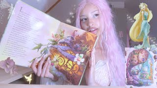 ASMR in French (eng sub) | Flipping through Secret Fairy Homes 🪷🫧