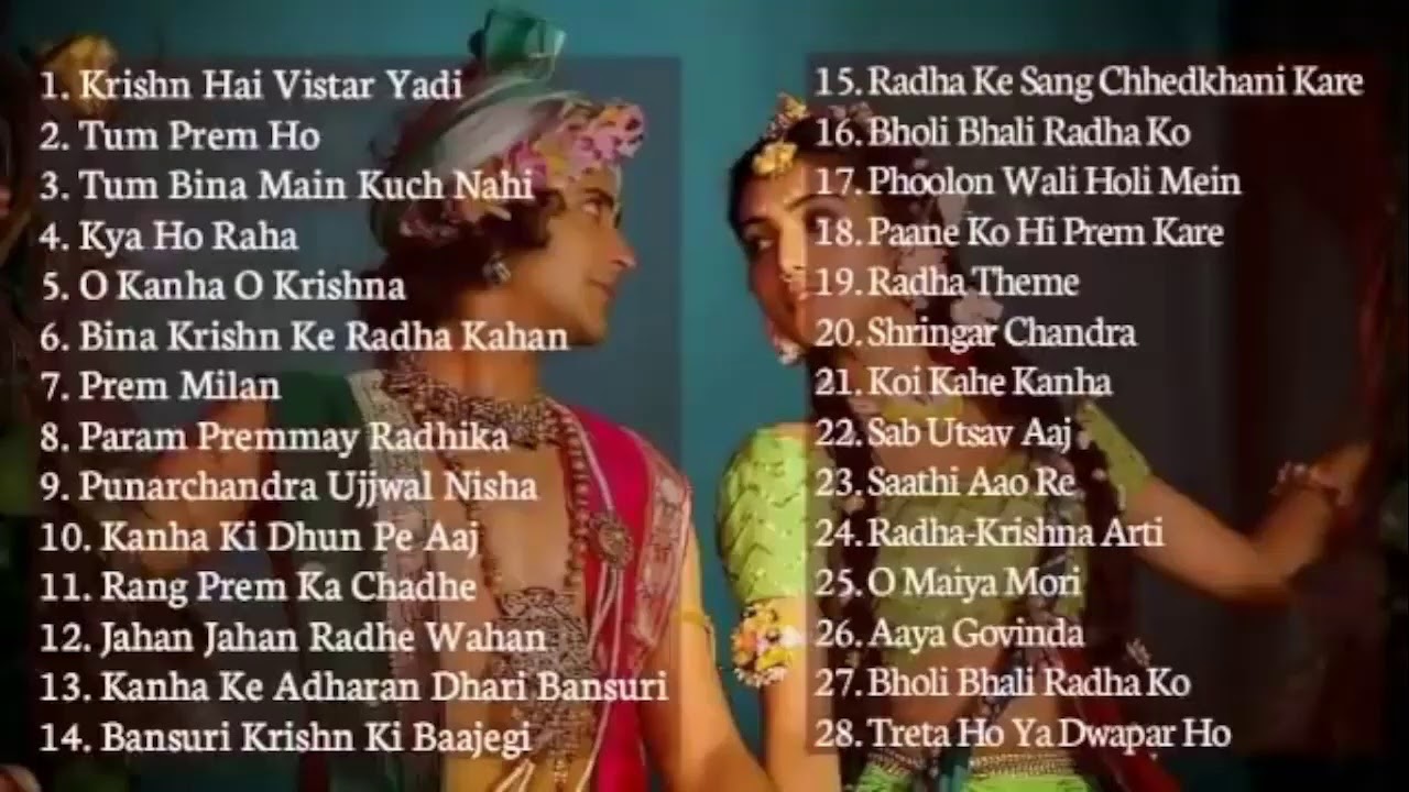 Kumpulan Lagu Radha Krishna Serial  Radhakrishn  All Radhakrishn Serial Songs
