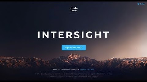 Cisco UCS Intersight - Getting Started Video