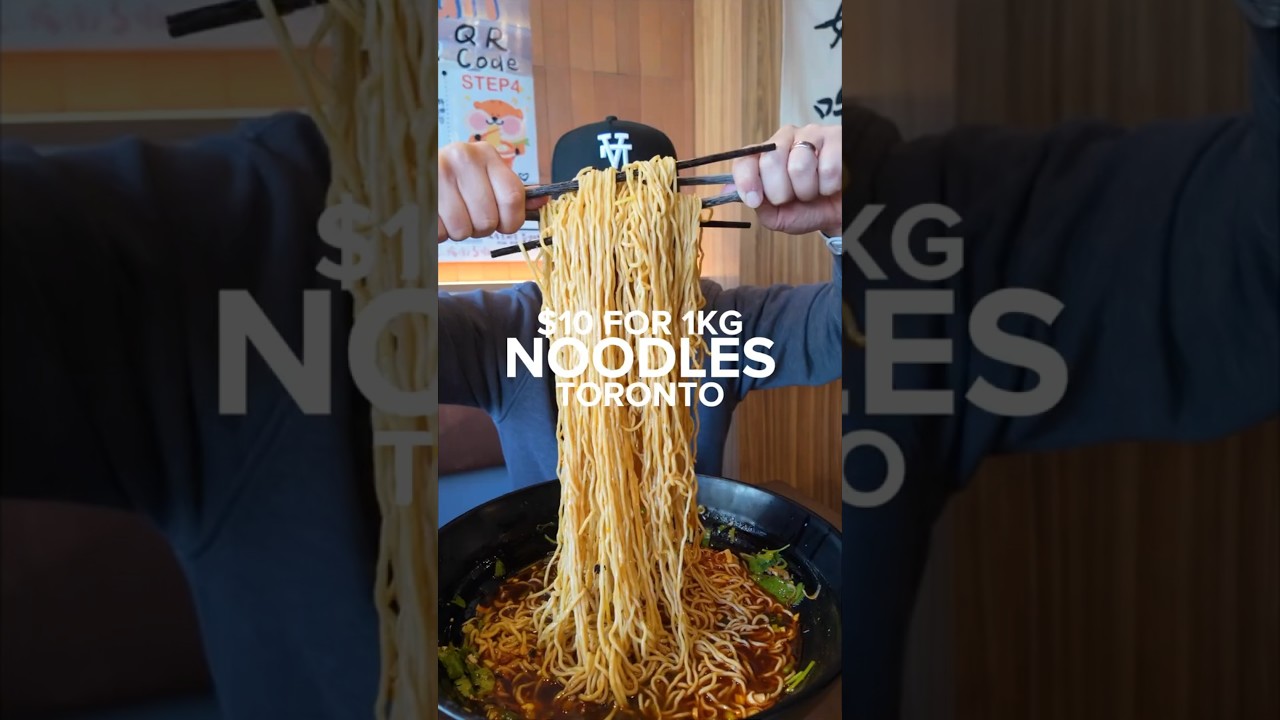 10 долларов за 1 кг острой лапши в Норт-Йорке, БОЛЬШОЙ ЧЕЛЛЕНДЖ! ⬇️⬇️ 