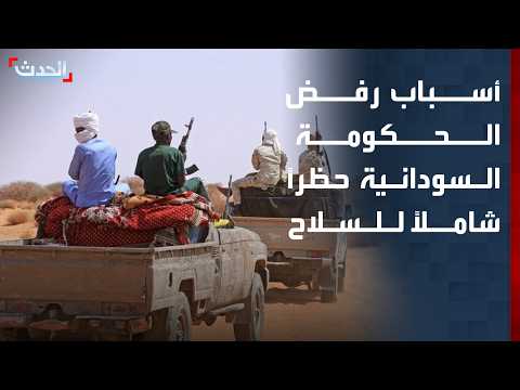 Military analyst explains to Al-Hadath why the Sudanese government rejects a total arms embargo