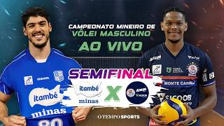 Itambé Minas x Azulim Monte Carmelo AO VIVO com imagens | Campeonato Mineiro de Vôlei Sicredi 2026