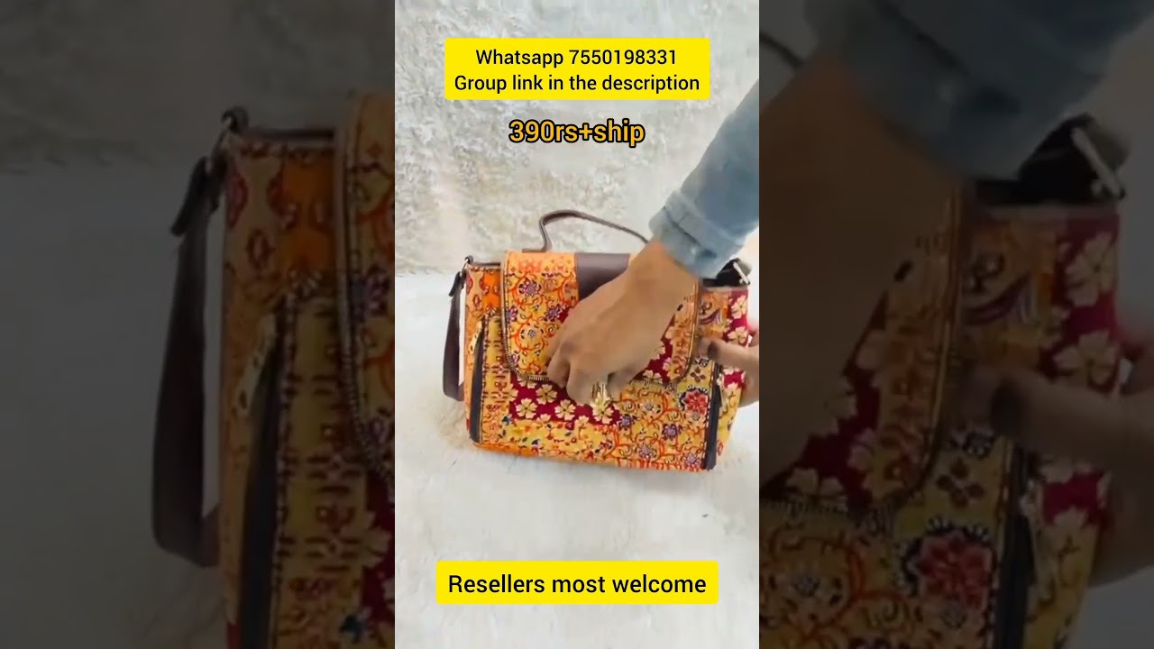 ikkat sling bag wholesale 