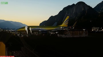 P3DV4.5 PMDG 737  ((WITH)) FK LANDING ((LOWI))