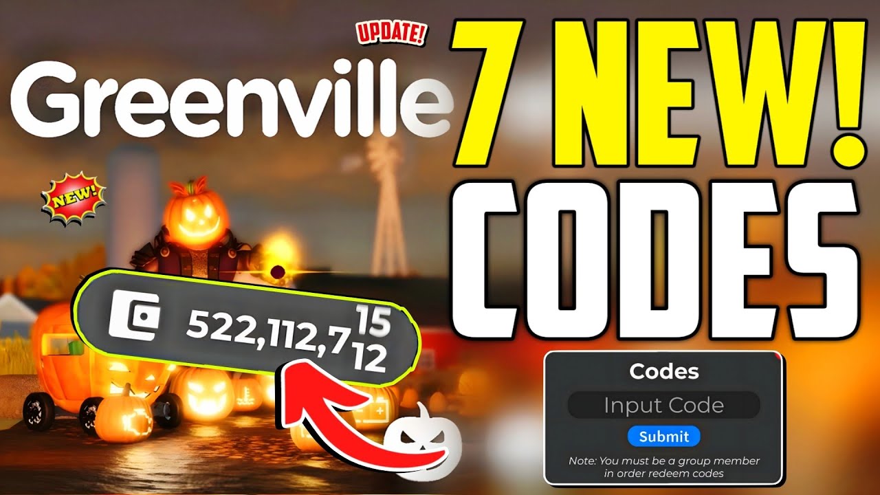 UPDATE CODE GREENVILLE ROBLOX CODES OCTOBER 2024 GREENVILLE 