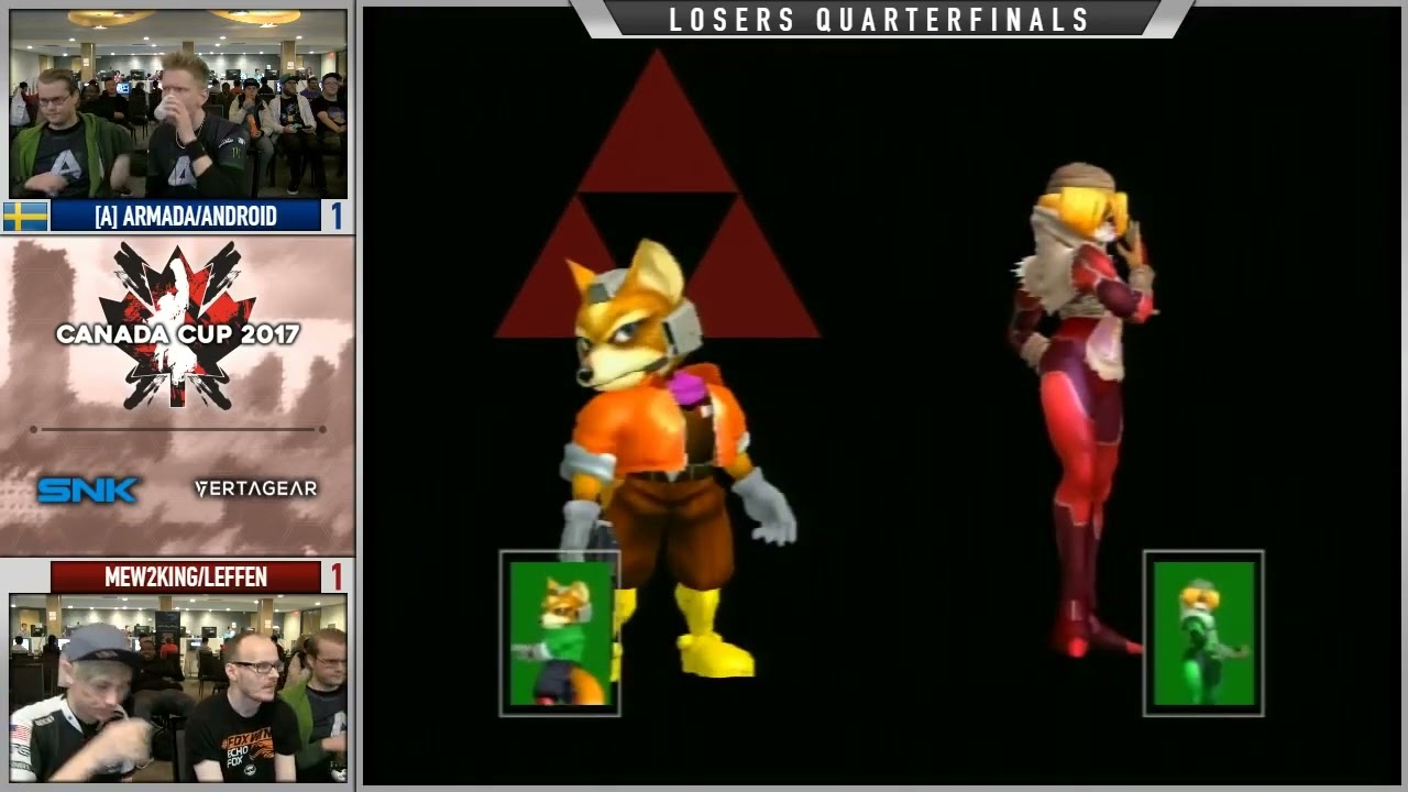 Canada Cup 2017 SSBM: Mew2King Leffen vs. Armada Android Winners Finals