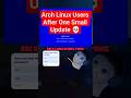 Arch Linux Kernel Panic in 3 Seconds