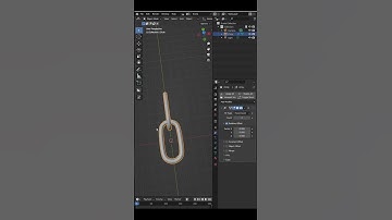 How to make a chain in blender under a minute #tutorial #blender #3d #cgi #lazy