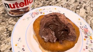 Home made donuts ice cream