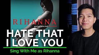 Hate That I Love You (Male Part Only - Karaoke) - Rihanna ft. Ne-Yo chords