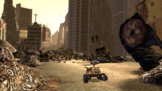 WALL-E: The Video Game (XBOX 360) Walkthrough Part 1 - Welcome to Earth