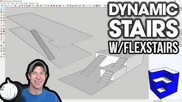 DYNAMIC STAIRS in SketchUp with FlexStairs