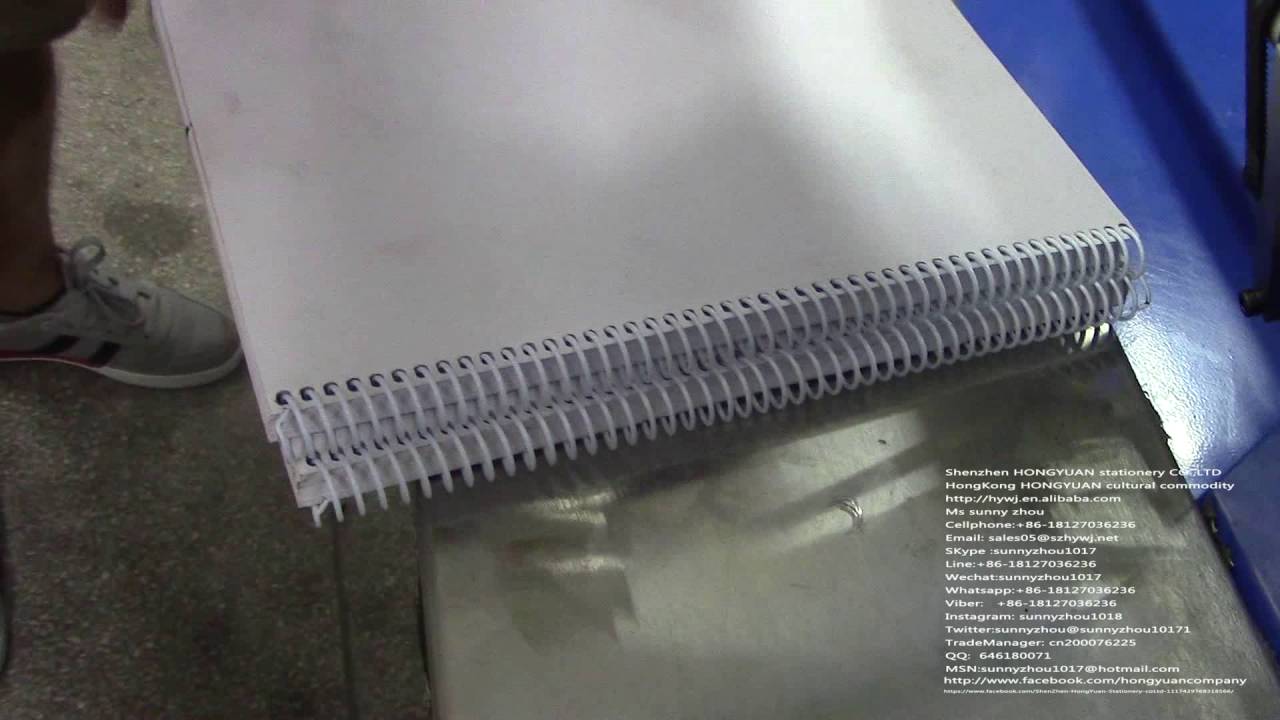 SWM-450N (Automatic Plastic Spiral Binding Machine )