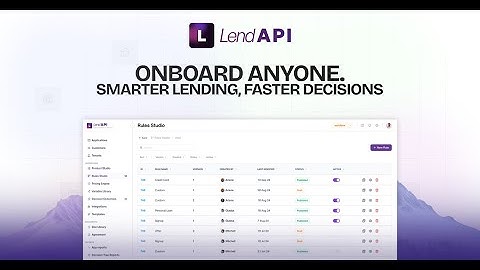 LendAPI: The Key to Creating Fintech Solutions