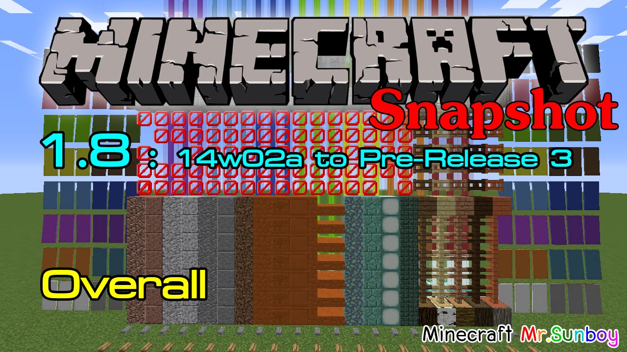 Minecraft Update 1.8 [Thai] สรุปทุกอย่างเกี่ยวกับ Minecraft 1.8 (แจกแมพ ...