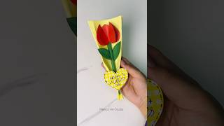 Cute paper flower Bouquet🌷Mother’s Day crafts #diy #papercraft #shorts #mothersday