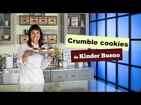 Crumble Cookies de Kinder Bueno