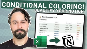 Notion Gets Conditional Coloring - Is This the End of Excel?