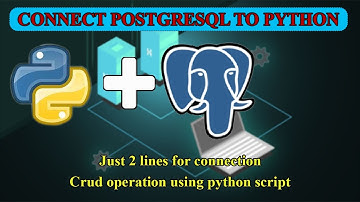 Connect PostgreSQL To Python || python projects for beginners || Project Maker