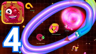 Angry worm Venon Rush-(Gameplay 4)-Nuevo Gusano Y Top 1 Rapido screenshot 5