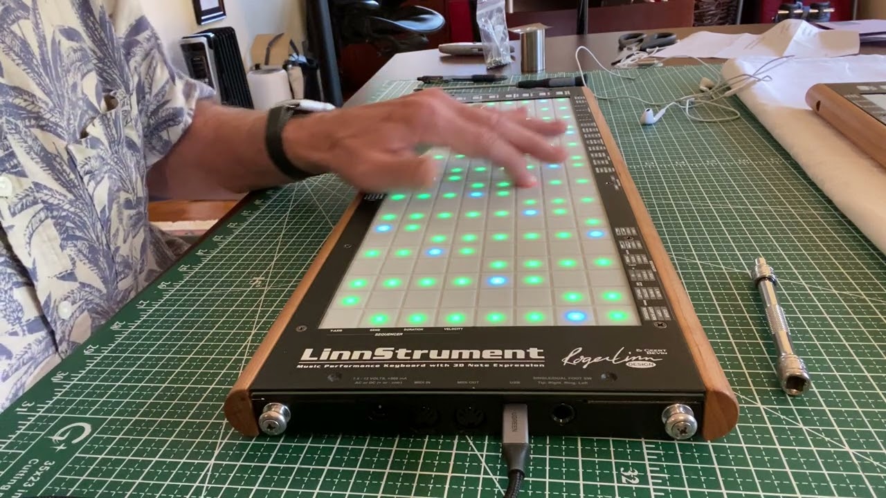 LinnStrument Theremin, played by Roger Linn