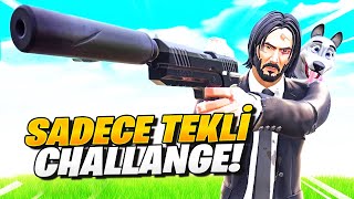 ÖLMEDİN BE OYUN FATİH&#39;İ !!! SADECE TEKLİ CHALLENGE (Fortnite)