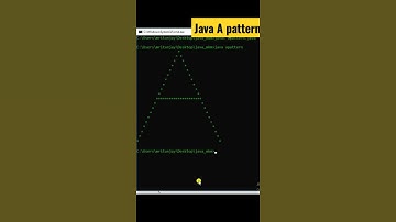 A pattern print in java program ||programming status ||coding status|| java program