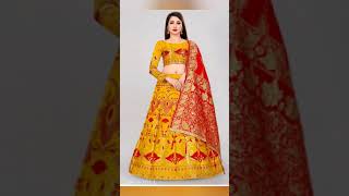 Yellow Lehnga Callection in haldi Function this wedding session#short #onlineshopping #meesho