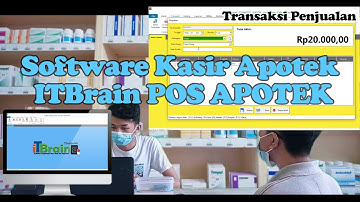 Aplikasi Kasir Toko Apotek | Proses Transaksi Penjualan Tunai ITB POS Apotek