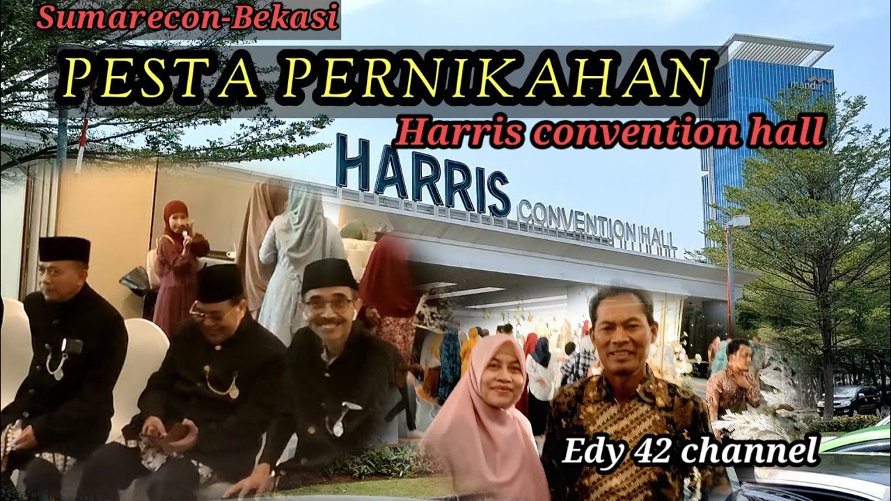 Gedung Harris convention hall Summarecon bekasi | suasana pesta pernikahan Agustus 2023