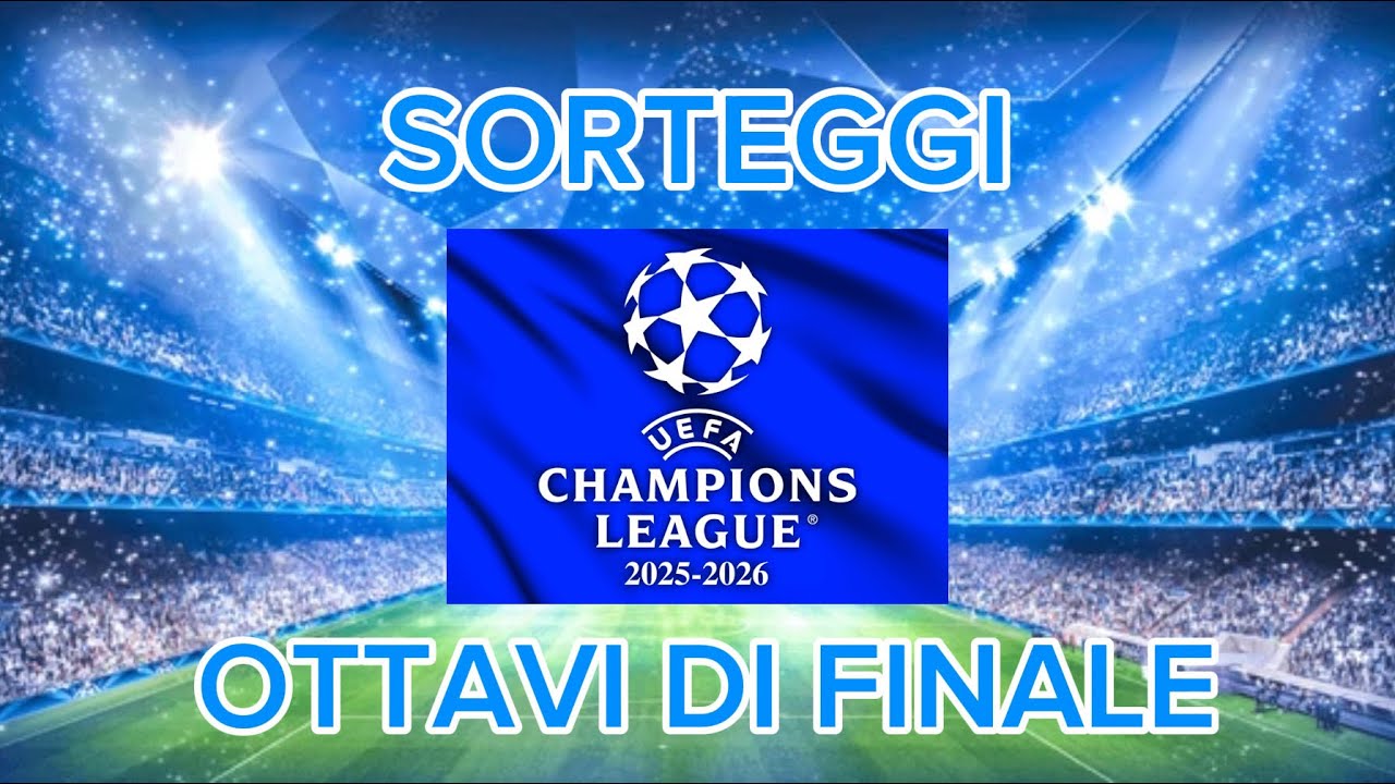 I MIEI SORTEGGI DEGLI OTTAVI DI FINALE DI CHAMPIONS LEAGUE‼️😱